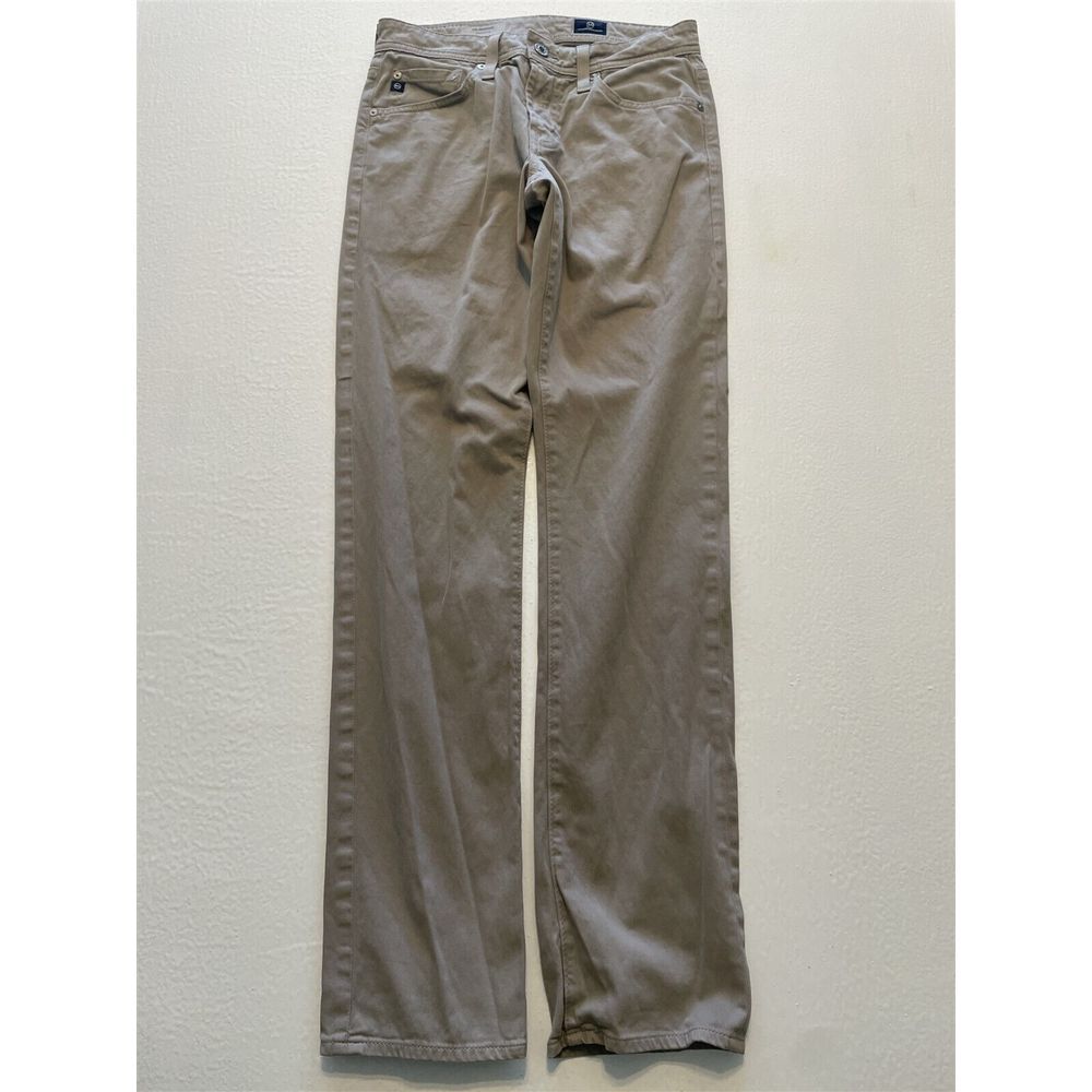 AG Adriano‎ Goldschmied 28 x 32 Graduate Tailored Leg Beige Soft Stretch Jeans